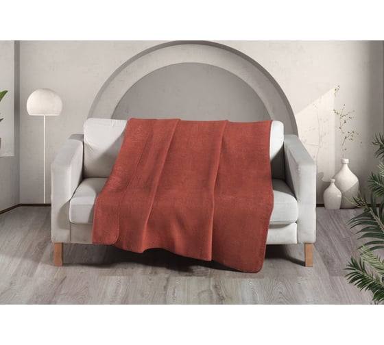 Плед Arya Home Arya Softy хлопок, 200x220 см, Красный 8680943232113 1
