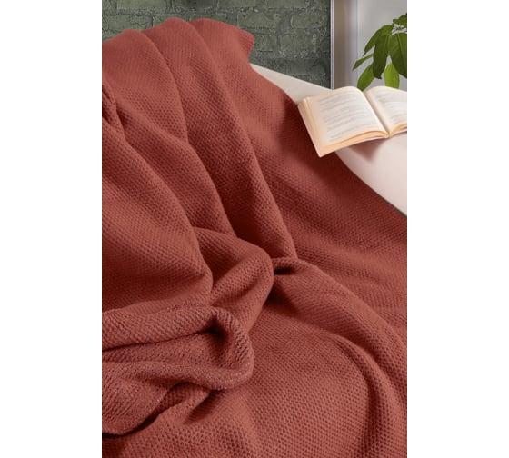 Плед Arya Home Arya Softy хлопок, 200x220 см, Красный 8680943232113