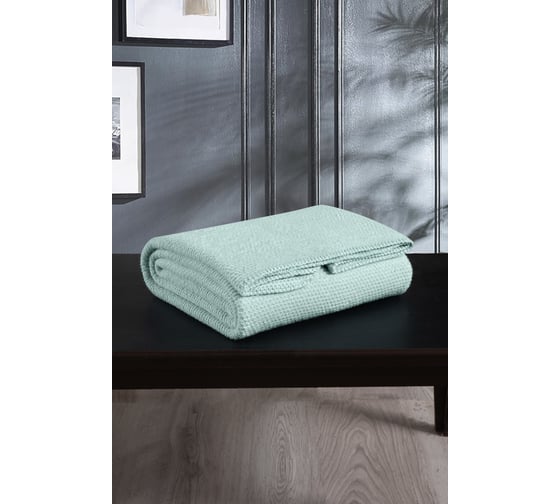 Плед Arya Home Arya Softy хлопок, 200x220 см, Мятный 8680943232151