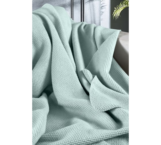 Плед Arya Home Arya Softy хлопок, 200x220 см, Мятный 8680943232151