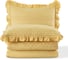Покрывало Arya Home Arya Stone Washed Breeze 250x260 см, Желтый 8680943235367 1