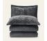 Покрывало Arya Home Arya Valentine 250x260 см, бархатное, с сумкой, Темно-серый 8680943228659 1