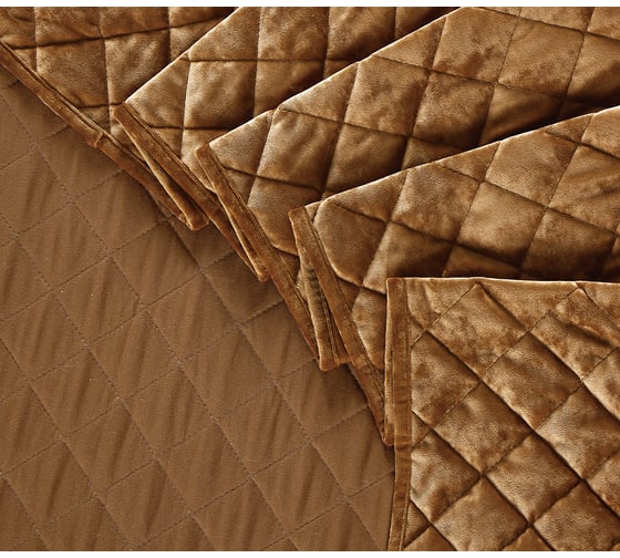 Покрывало Arya Home Arya Valentine 180x240 см, бархатное, с сумкой, Коричневый 8680943228628