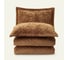 Покрывало Arya Home Arya Valentine 180x240 см, бархатное, с сумкой, Коричневый 8680943228628 1
