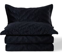 Покрывало Arya Home Arya Lady с вышивкой, 180x240 см, Черный 8680943235336