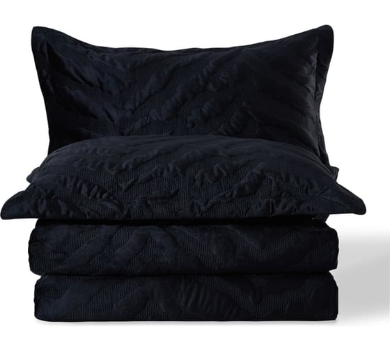 Покрывало Arya Home Arya Lady с вышивкой, 180x240 см, Черный 8680943235336 1