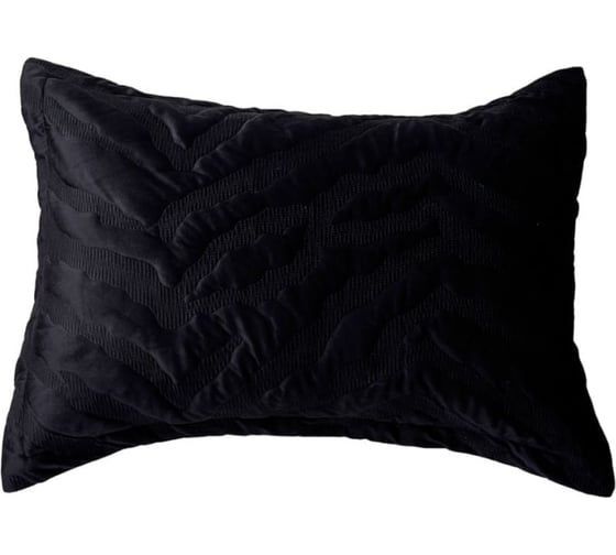 Покрывало Arya Home Arya Lady с вышивкой, 180x240 см, Черный 8680943235336