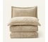 Покрывало Arya Home Arya Valentine 250x260 см, бархатное, с сумкой, Бежевый 8680943228598 1