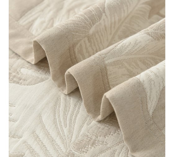Покрывало Arya Home Arya Tropic жаккард, 250x260 см, Бежевый 8680943102805