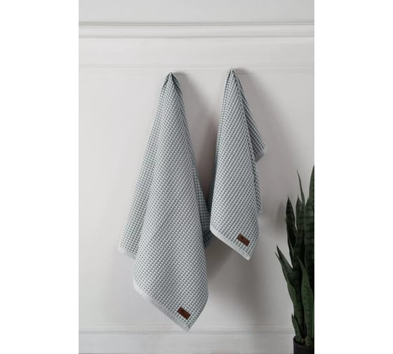 Полотенце вафельное Arya Home Arya Kira 50x90, Светло-серый 8680943233103