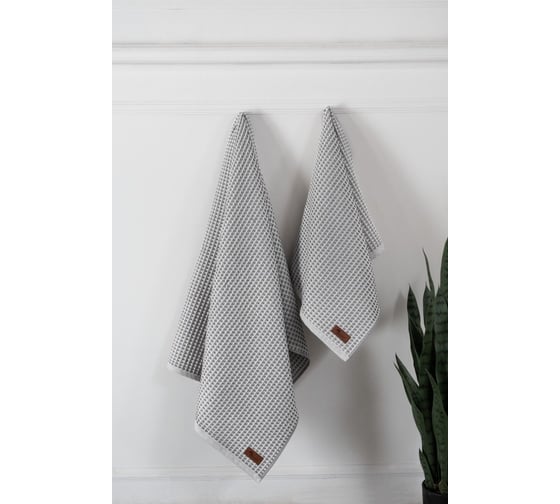 Полотенце вафельное Arya Home Arya Kira 70x140, Темно-бежевый 8680943233158