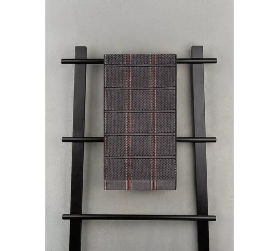 Полотенце велюровое Arya Home Arya Aiden 70x140, Антрацит 8680943231338