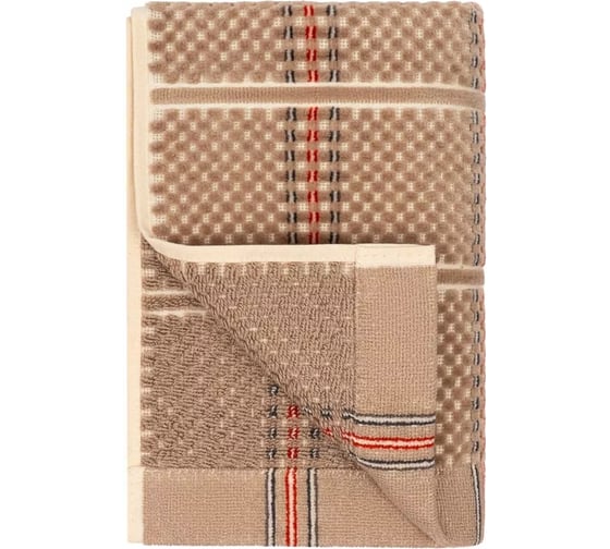 Полотенце велюровое Arya Home Arya Aiden70x140, Бежевый 8680943231352