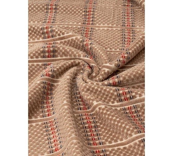Полотенце велюровое Arya Home Arya Aiden70x140, Бежевый 8680943231352
