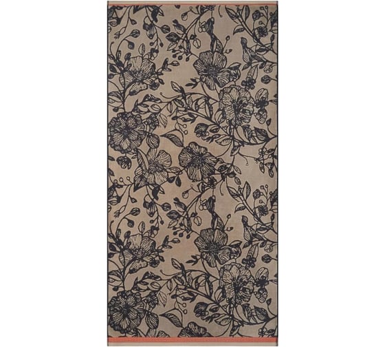 Полотенце велюровое Arya Home Arya Dinis 50x90, Бежевый 8680943231383
