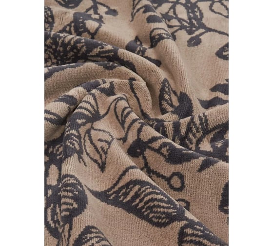 Полотенце велюровое Arya Home Arya Dinis 70x140, Бежевый 8680943231390