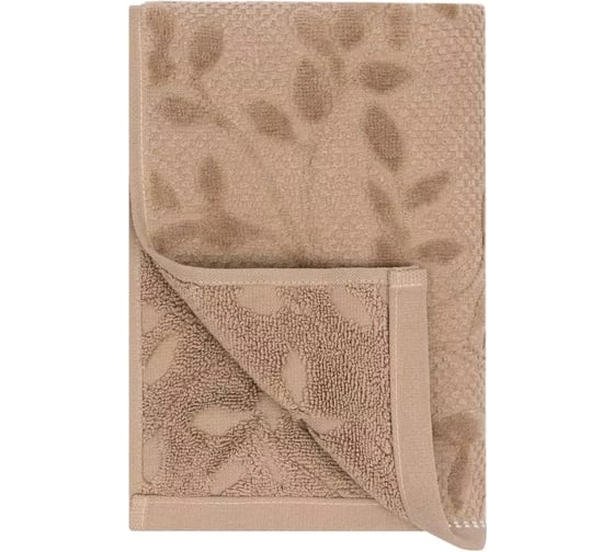 Полотенце велюровое Arya Home Arya Elise 70x140, Бежевый 8680943231499