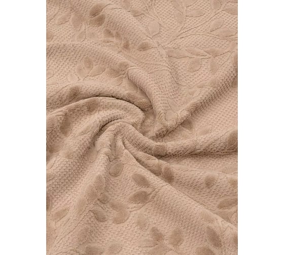 Полотенце велюровое Arya Home Arya Elise 70x140, Бежевый 8680943231499