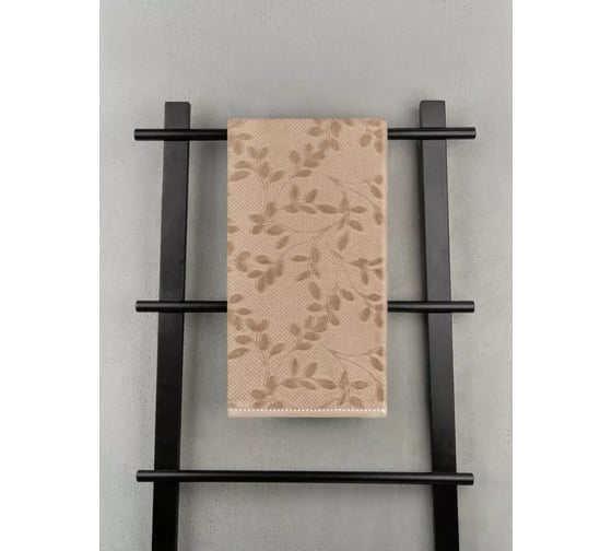 Полотенце велюровое Arya Home Arya Elise 70x140, Бежевый 8680943231499