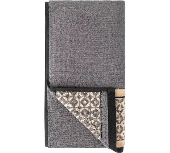 Полотенце велюровое Arya Home Arya Laura 70x140, Антрацит 8680943231659