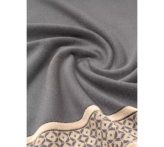 Полотенце велюровое Arya Home Arya Laura 70x140, Антрацит 8680943231659