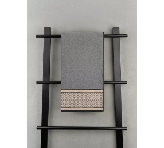 Полотенце велюровое Arya Home Arya Laura 70x140, Антрацит 8680943231659