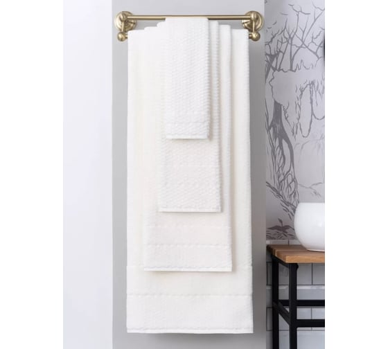 Полотенце Arya Home Arya Arno 70x140 см, Кремовый 8698465010003