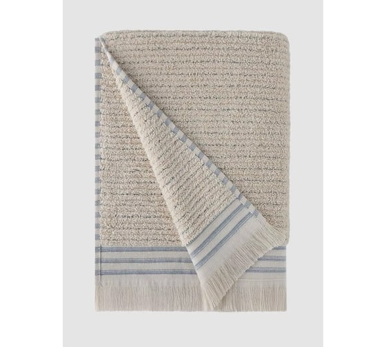 Полотенце Arya Home Arya Young 70x140 см, Бежевый, темно-синий 8680943234056