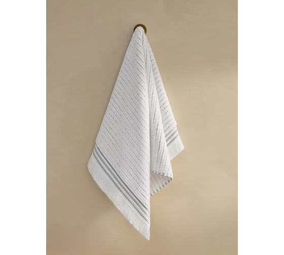 Полотенце Arya Home Arya Young 50x90 см, Белый, темно-синий 8680943234087