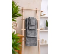 Полотенце Arya Home Arya Defna бамбук, 70x140 см, Серый 8680943224514