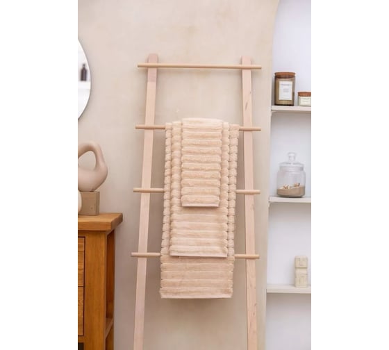 Полотенце Arya Home Arya Defna бамбук, 90x150 см, Бежевый 8680943224545 1