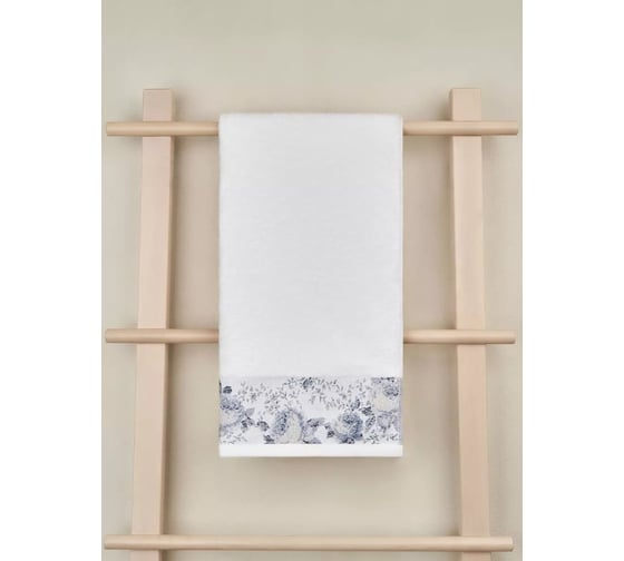 Полотенце Arya Home Arya Desima 50x90 см, Белый, Синий 8680943227942