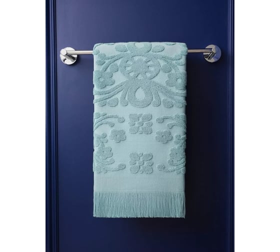 Полотенце Arya Home Arya Isabel Soft с бахромой, 30x50 см, Мятный 8680943040749