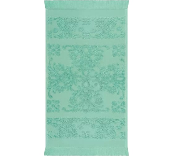 Полотенце Arya Home Arya Isabel Soft с бахромой, 50x90 см, Аква 8680943040848 1