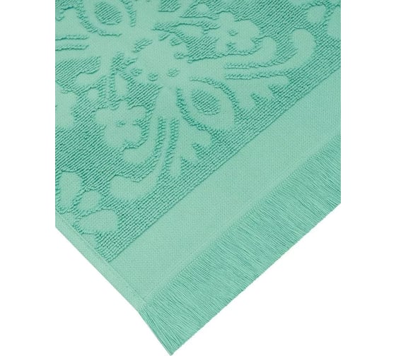 Полотенце Arya Home Arya Isabel Soft с бахромой, 50x90 см, Аква 8680943040848