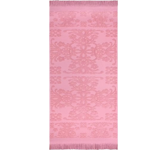 Полотенце Arya Home Arya Isabel Soft с бахромой, 30x50 см, Коралловый 8680943040763