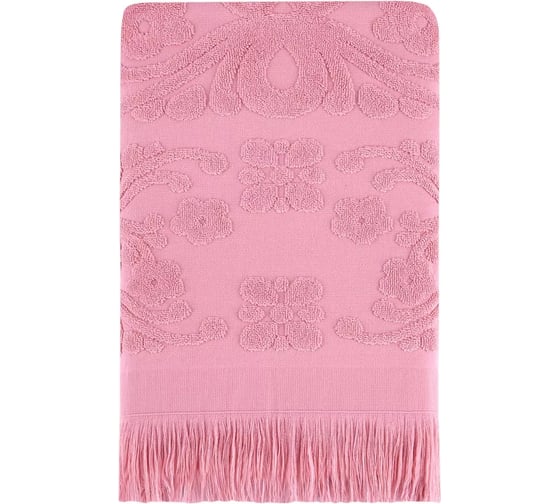 Полотенце Arya Home Arya Isabel Soft с бахромой, 30x50 см, Коралловый 8680943040763
