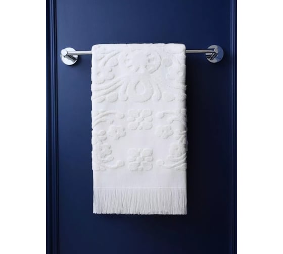 Полотенце Arya Home Arya Isabel Soft с бахромой, 50x90 см, Белый 8680943040770
