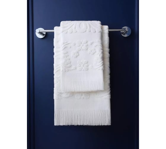 Полотенце Arya Home Arya Isabel Soft с бахромой, 50x90 см, Белый 8680943040770