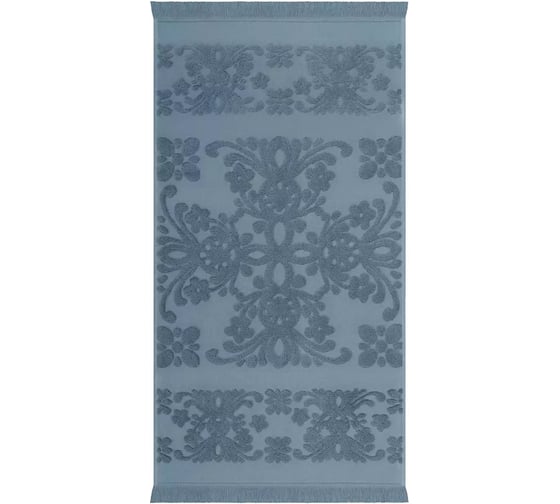 Полотенце Arya Home Arya Isabel Soft с бахромой, 50x90 см, Голубой 8680943040862