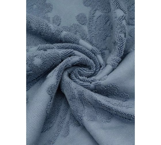 Полотенце Arya Home Arya Isabel Soft с бахромой, 50x90 см, Голубой 8680943040862