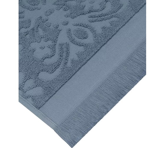 Полотенце Arya Home Arya Isabel Soft с бахромой, 50x90 см, Голубой 8680943040862