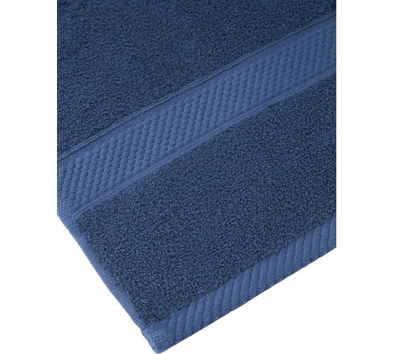 Полотенце Arya Home Arya Miranda Soft однотонное, 100x150 см, Темно-Синий 8680943039767