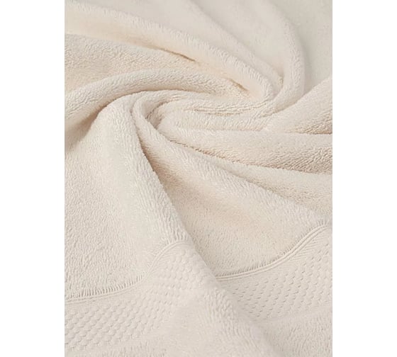 Полотенце Arya Home Arya Miranda Soft однотонное, 30x50 см, Экрю 8680943039194