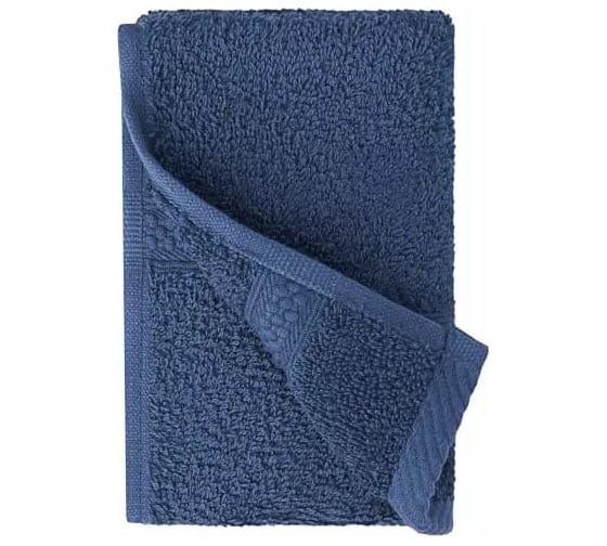Полотенце Arya Home Arya Miranda Soft однотонное, 30x50 см, Темно-Синий 8680943039316