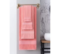 Полотенце Arya Home Arya Miranda Soft однотонное, 50x90 см, Коралловый 8680943039477