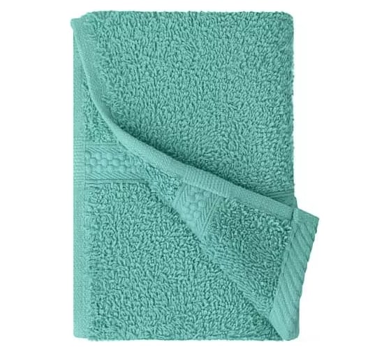 Полотенце Arya Home Arya Miranda Soft однотонное, 70x140 см, Аква 8680943039576