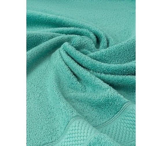 Полотенце Arya Home Arya Miranda Soft однотонное, 70x140 см, Аква 8680943039576