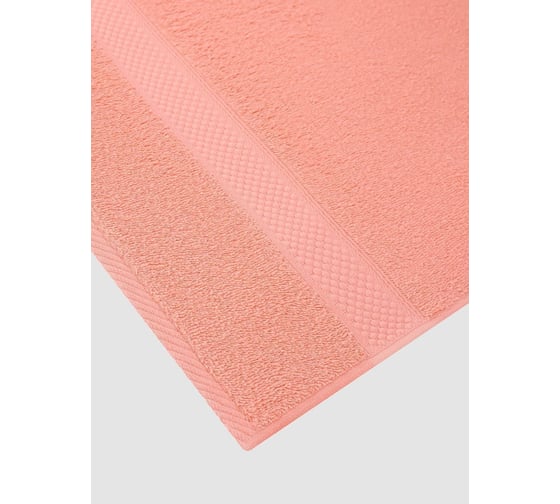 Полотенце Arya Home Arya Miranda Soft однотонное, 70x140 см, Коралловый 8680943039620
