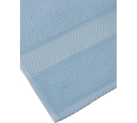 Полотенце Arya Home Arya Miranda Soft однотонное, 70x140 см, Светло-Голубой 8680943090096